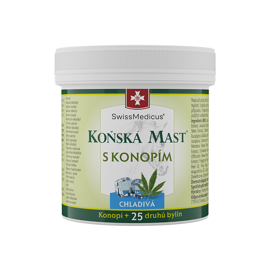 Konská masť s konopou chladivá