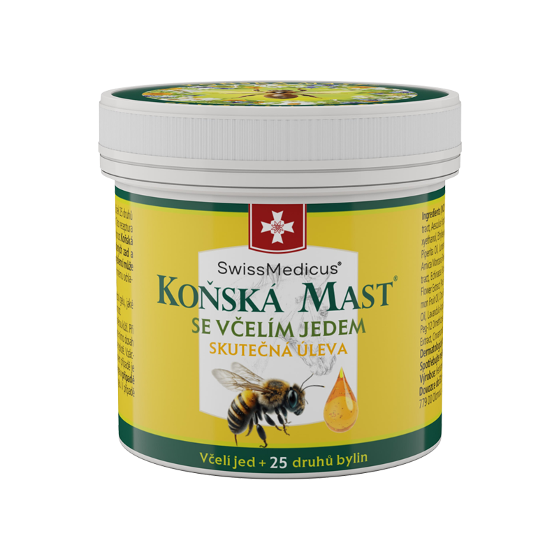 Konská masť so včelím jedom