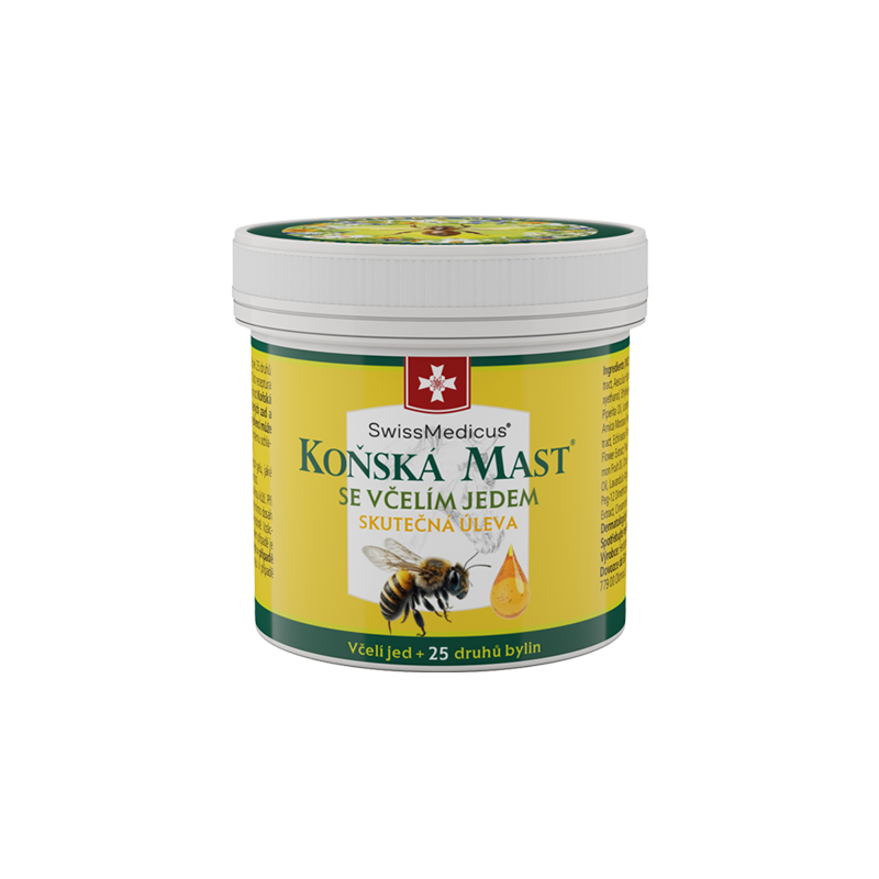 Konská masť so včelím jedom