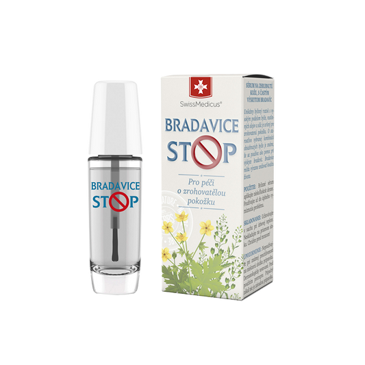 BradaviceStop sérum na zrohovatenú pokožku s častým výskytom bradavíc