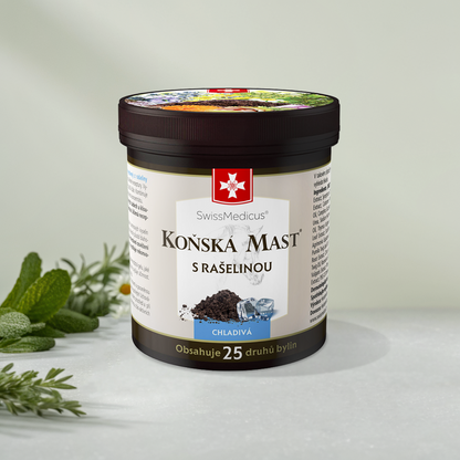 Konská masť chladivá s rašelinou
