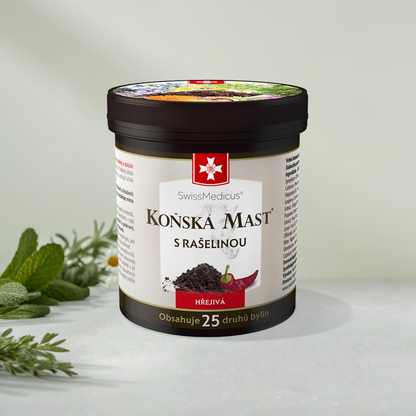 Konská masť hrejivá s rašelinou