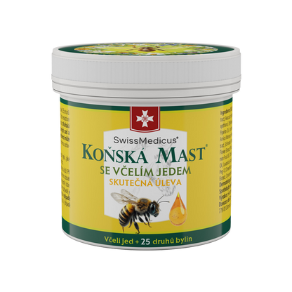 Konská masť so včelím jedom