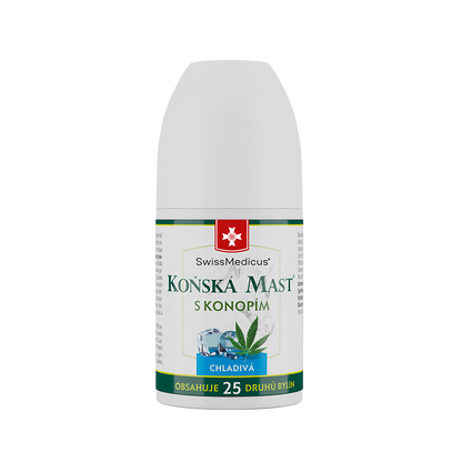Konská masť s konopou chladivá ROLL-ON
