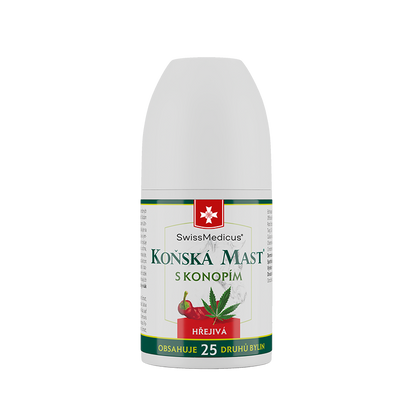 Konská masť s konopou hrejivá ROLL-ON