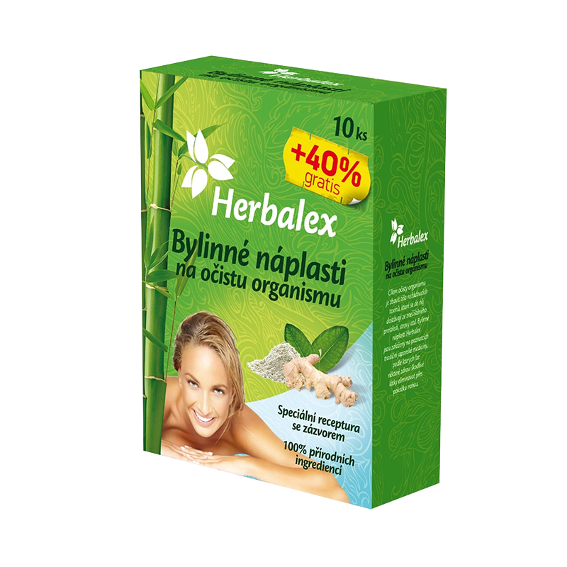Herbalex Bylinné náplasti na očistu organizmu