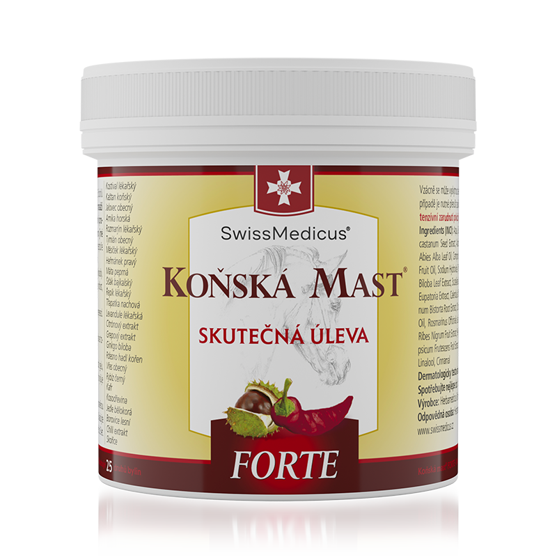 Konská masť FORTE hrejivá