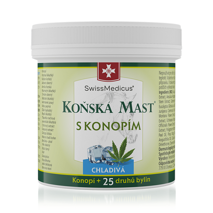 Konská masť s konopou chladivá