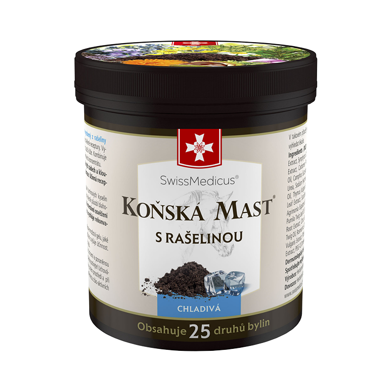 Konská masť chladivá s rašelinou