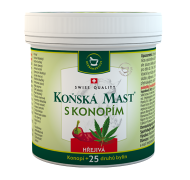 Konská masť s konopou